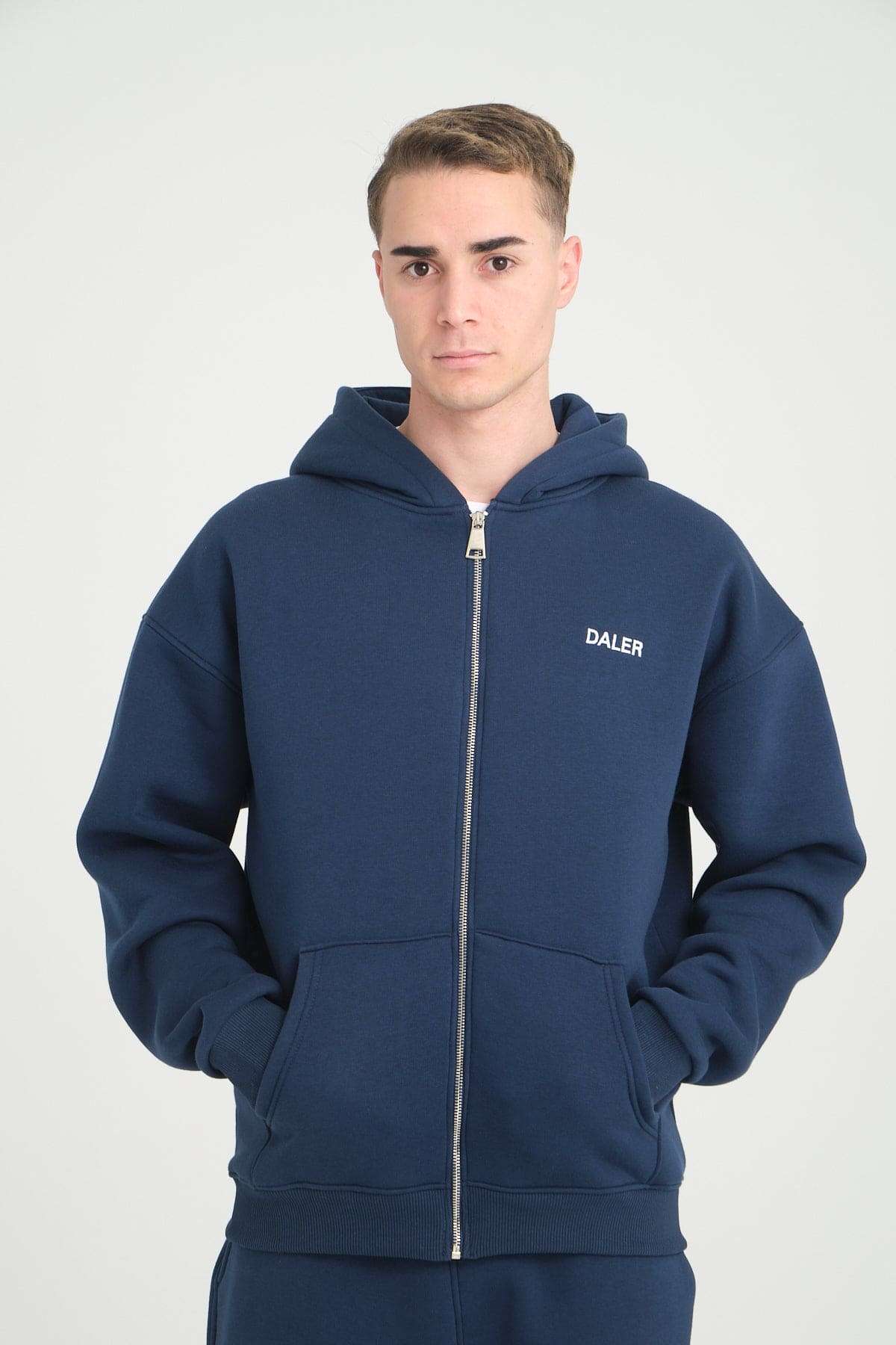 BASIC ZIPPER - NAVY BLUE