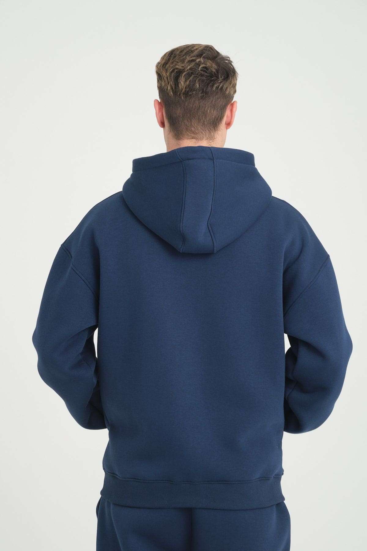 BASIC ZIPPER - NAVY BLUE